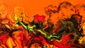 Prange fluid art abstract background Royalty Free Stock Photo