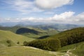 Pranoramic view of umbria mountains Royalty Free Stock Photo