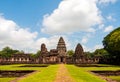 Prasat Hin Rock castle in Phimai Historical Park Thailand