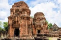 Prasat Muang Tam, an ancient Khmer-style temple complex in Buriram Province, Thailand Royalty Free Stock Photo