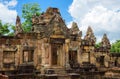 Prasat Muang Tam, an ancient Khmer-style Hindu temple complex in Buriram Province, Thailand Royalty Free Stock Photo