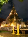 Prasing Temple on twilight time at Chiang Mai.