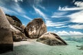 Praslin beach Seychelles Royalty Free Stock Photo
