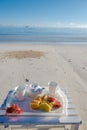 Praslin Seychelles, Luxury self catering bungalow villa in a tropical garden in the Seychelles, with breakfast on the