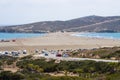 Prasonisi peninsula in Rhodes island, Greece Royalty Free Stock Photo