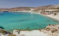 Prassa beach, Kimolos island, Cyclades, Greece Royalty Free Stock Photo