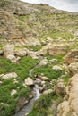 Prat Brook in the Judea Desert, Israel Royalty Free Stock Photo