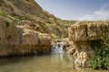 Prat Brook in the Judea Desert, Israel Royalty Free Stock Photo