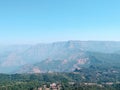 Pratapgad top Hill from view senario