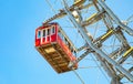 Prater amusement park and Wiener Riesenrad ferris wheel, Vienna Royalty Free Stock Photo