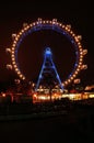 Prater Ferris Wheel in Wurstelprater, Wien, Austria Royalty Free Stock Photo