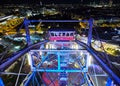 VIENNA, AUSTRIA - SEPTEMBER 8, 2017. Prater - giant old ferris wheel in Vienna, Austria Royalty Free Stock Photo