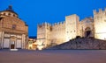 Prato castle and old Santa Maria delle Carceri church