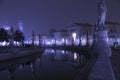Prato della Valle in Padua at night Royalty Free Stock Photo