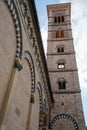 Prato, historic city of Tuscany, Italy: cathedral Royalty Free Stock Photo