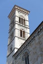 Prato (Tuscany), cathedral belfry Royalty Free Stock Photo