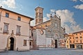 Prato, Tuscany, Italy: the medieval cathedral Royalty Free Stock Photo