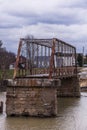 Pratt Through Truss Bridge Demolition - Big Sandy River, Greenup, Kentucky