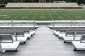 View from home bleachers at Stanley-Jensen Stadium Royalty Free Stock Photo