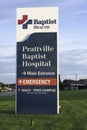 Prattville Baptist Hospital sign portrait