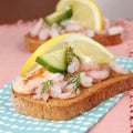 Prawn canape