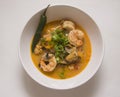 Prawn chili soup Royalty Free Stock Photo