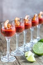 Prawn cocktails Royalty Free Stock Photo