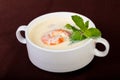 Prawn cream soup