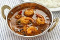 Prawn curry , indian food Royalty Free Stock Photo