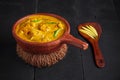 Prawns mango curry,kerala special dish Royalty Free Stock Photo