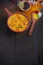 Prawn mango curry, kerala special dish Royalty Free Stock Photo
