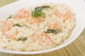 Prawn Risotto Bianco Royalty Free Stock Photo