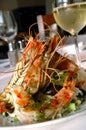 Prawn salad Royalty Free Stock Photo