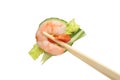 Prawn salad chopstick