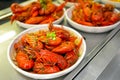 Prawns dish Royalty Free Stock Photo