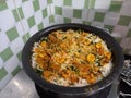 Prawns rice biryani Royalty Free Stock Photo