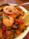 Prawns with Rice, Coriander and Lemon