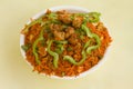 Prawns schezwan rice