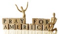 Pray for America Royalty Free Stock Photo