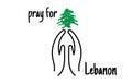 Pray for Lebanon. Tragedy in Beirut. Background dedicated to powerful explosions in Beirut. Vector illustration