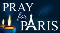 Pray for paris , Abstract Background ,Silhouette Royalty Free Stock Photo