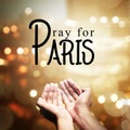 Pray For Paris Royalty Free Stock Photo