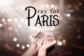 Pray For Paris Royalty Free Stock Photo