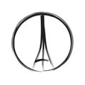 Pray for Paris, 13 November 2015. Abstract creative concept image. For art illustration template design, infographic and social