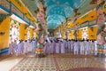Pray together - Cao Dai Temple - Tay Ninh