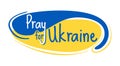 Pray Ukraine - Motivational poster