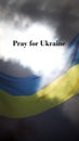 Pray for Ukraine.Stop War on the Ukraine. Ukrainian flag over the sky. Save Ukraine from Russia and from Russian attack. 3d