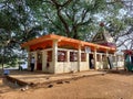 Prayag chikhli Datta Mandir.Shree Kshetra Prayag - dakshin kashi. Royalty Free Stock Photo