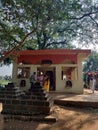 Prayag chikhli Datta Mandir.Shree Kshetra Prayag - dakshin kashi. Royalty Free Stock Photo