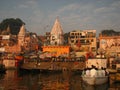 Prayag Ghat in Benaras India Royalty Free Stock Photo
